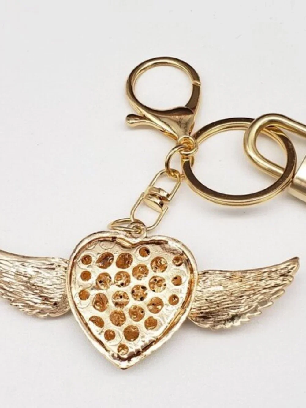 Authentic Louis Vuitton Lock & Key Gold ✨ Unbranded Keychain Bag Charm LV